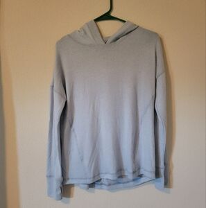 Girl's Long-Sleeved, Hooded, Lightweight Shirt, Size L (12-14)